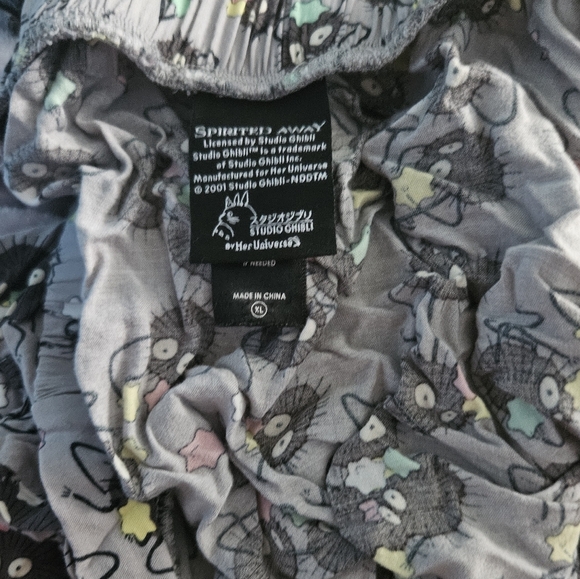 Her Universe Studio Ghibli Spirited Away Soot Sprite Button-Front Skirt - Picture 11 of 11